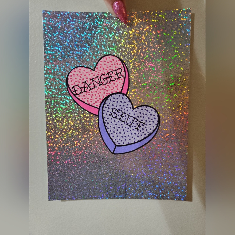 Candy Heart Quote - Original Artwork